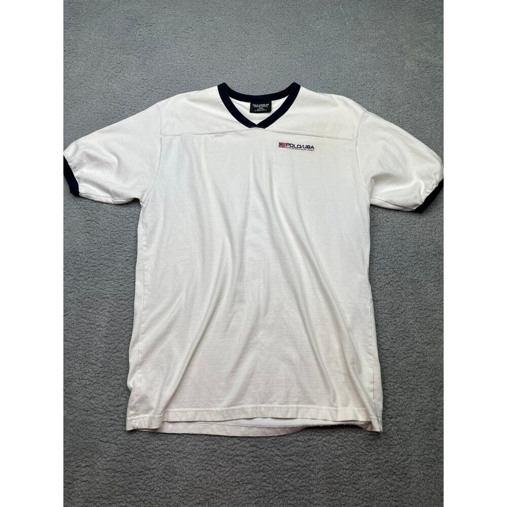 Polo Jeans Co Ralph Lauren v neck top sz medium